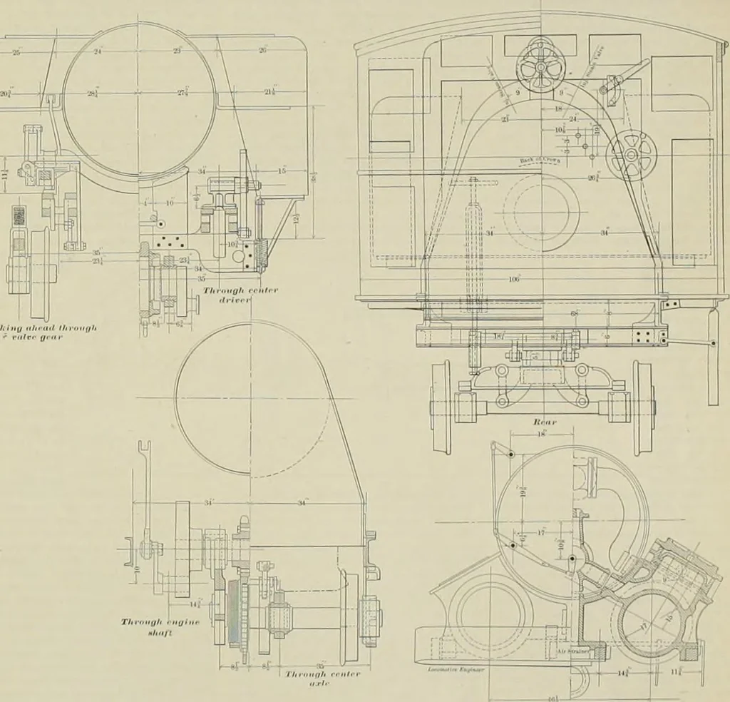 An illustration from The locomotive engineer, 1888, leaf 666