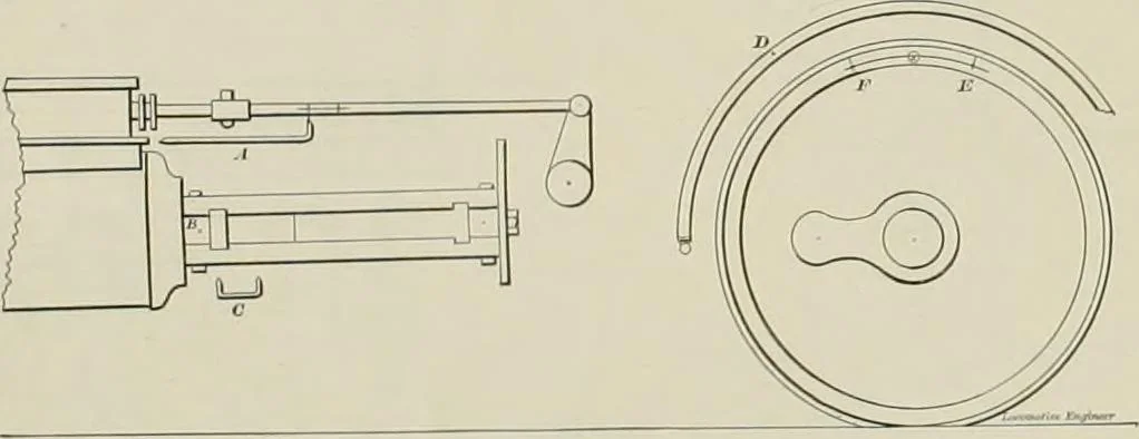 An illustration from The locomotive engineer, 1888, leaf 667