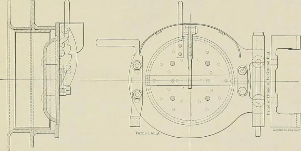 An illustration from The locomotive engineer, 1888, leaf 668