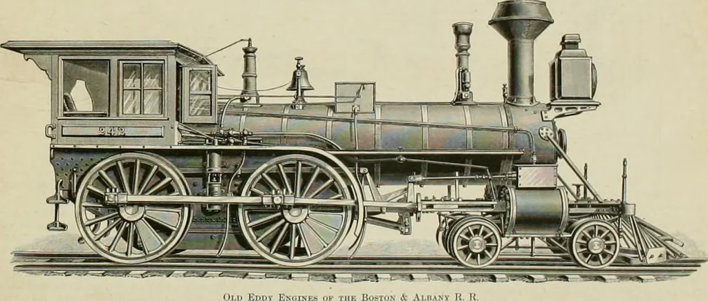 An illustration from The locomotive engineer, 1888, leaf 684