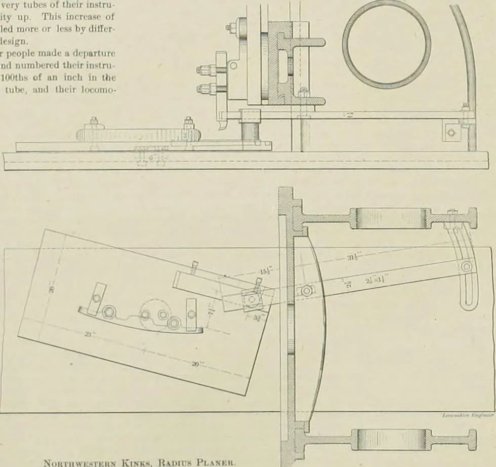 An illustration from The locomotive engineer, 1888, leaf 691