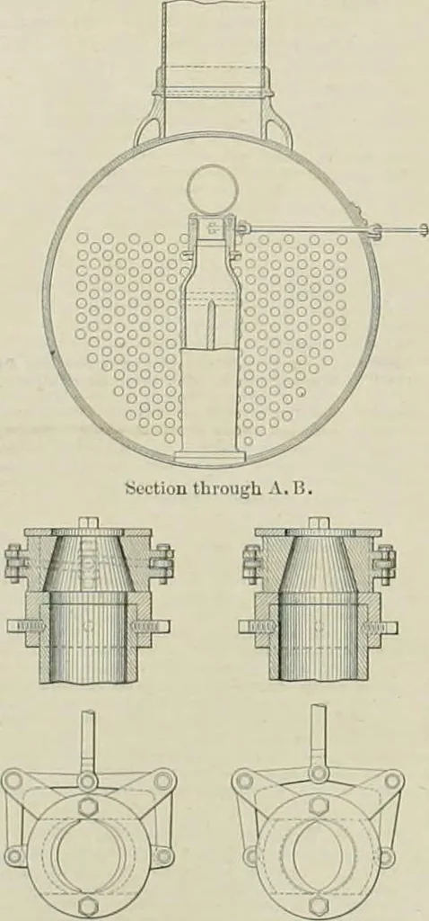 An illustration from The locomotive engineer, 1888, leaf 695