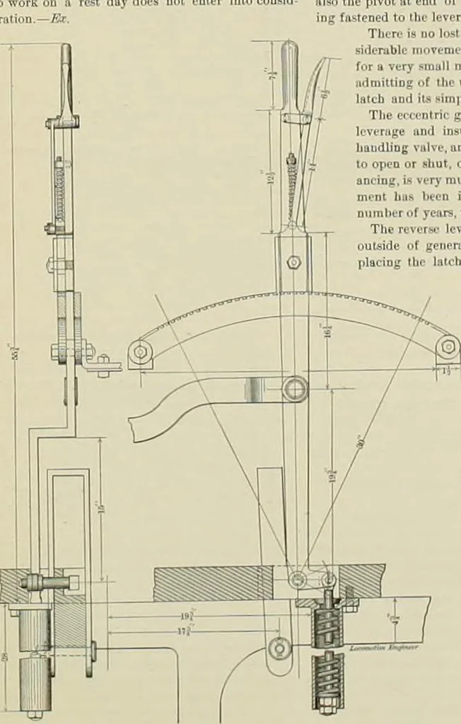 An illustration from The locomotive engineer, 1888, leaf 706