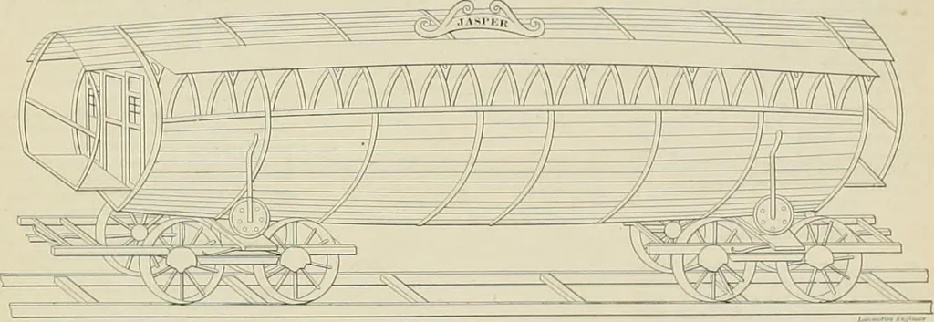 An illustration from The locomotive engineer, 1888, leaf 708