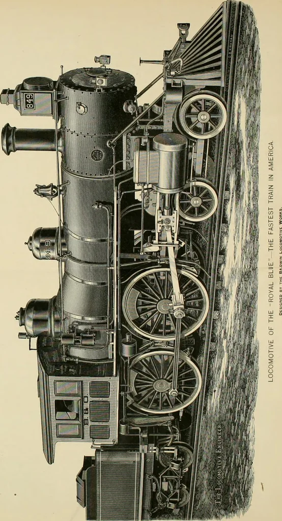 An illustration from The locomotive engineer, 1888, leaf 726
