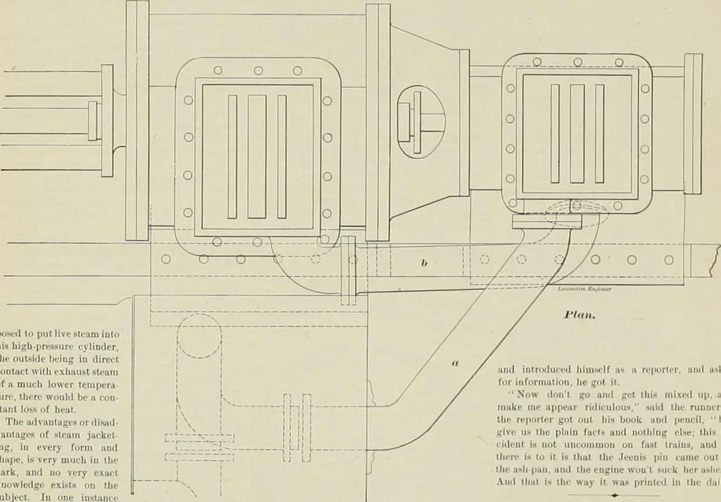 An illustration from The locomotive engineer, 1888, leaf 730
