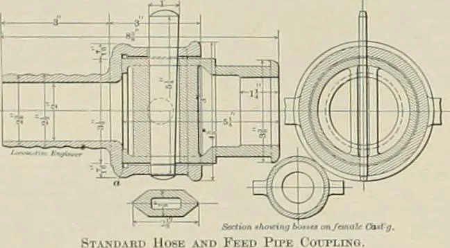 An illustration from The locomotive engineer, 1888, leaf 731