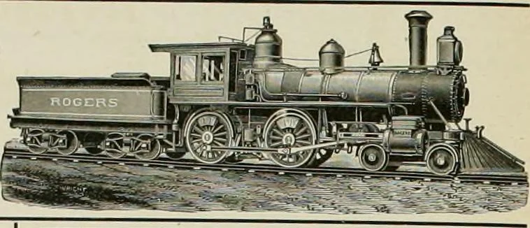 An illustration from The locomotive engineer, 1888, leaf 743