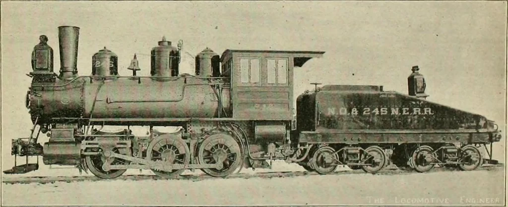 An illustration from The locomotive engineer, 1888, leaf 746
