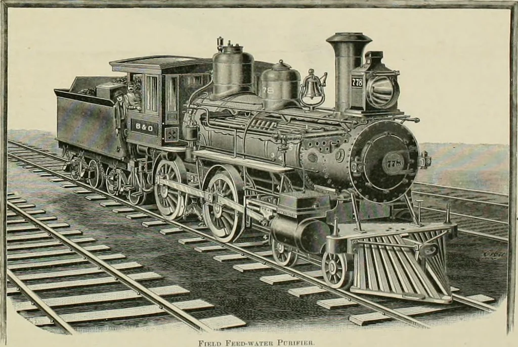 An illustration from The locomotive engineer, 1888, leaf 766
