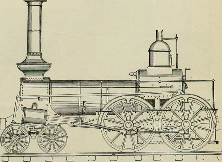 An illustration from The locomotive engineer, 1888, leaf 787