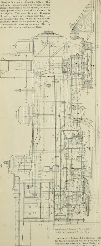 An illustration from The locomotive engineer, 1888, leaf 809