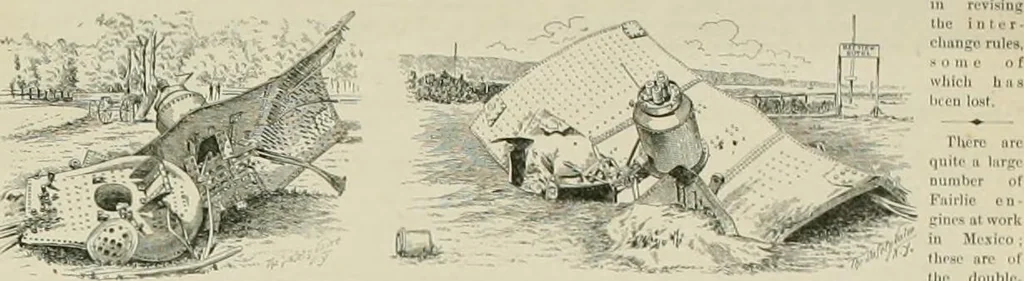 An illustration from The locomotive engineer, 1888, leaf 828