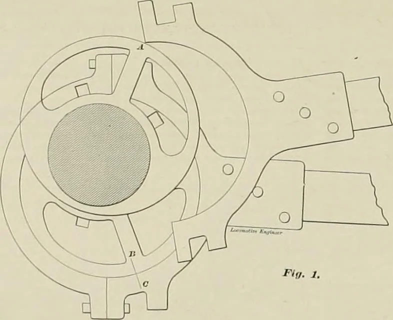 An illustration from The locomotive engineer, 1888, leaf 847