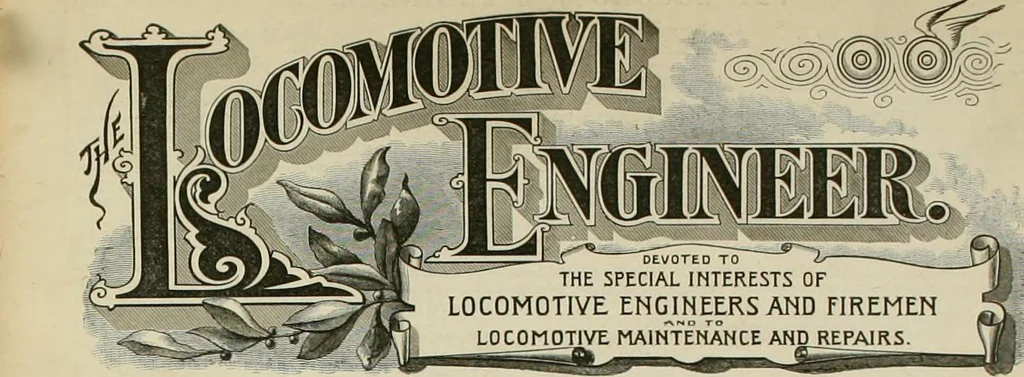 An illustration from The locomotive engineer, 1888, leaf 870