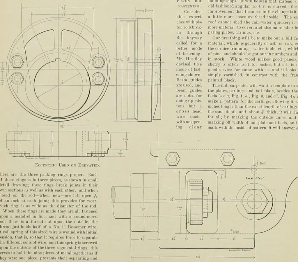 An illustration from The locomotive engineer, 1888, leaf 873