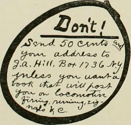 An illustration from The locomotive engineer, 1888, leaf 883
