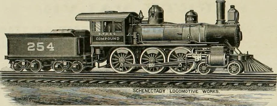 An illustration from The locomotive engineer, 1888, leaf 891