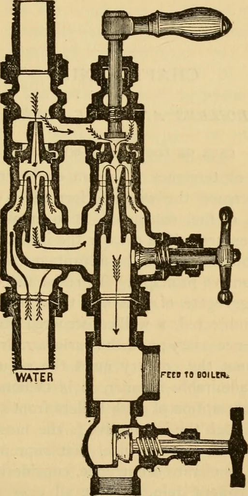 An illustration from Locomotive engine running and management : a treatise on locomotive engines, showing their performance in running different kinds of trains with economy and dispatch; also directions regarding the care, management, and repairs of locomotives and all their connections, 1888, leaf 160