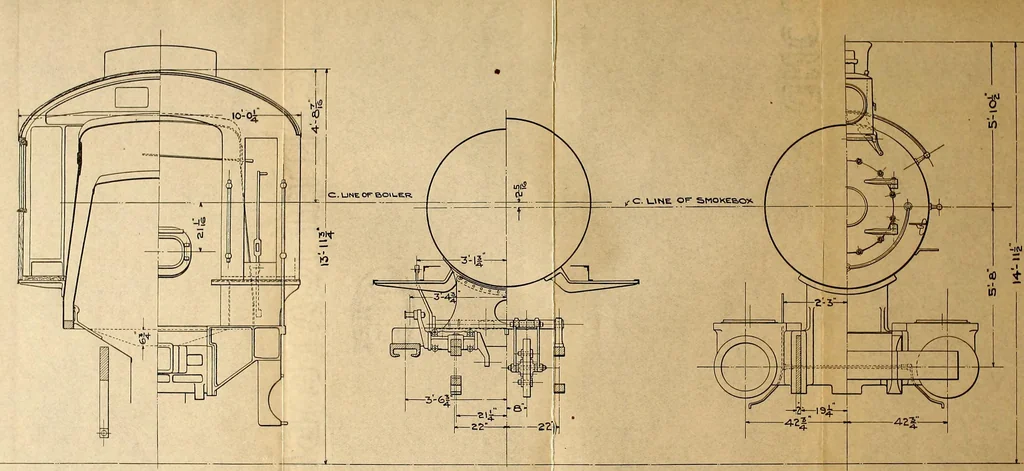 An illustration from Locomotive testing plant at Altoona, Penna, 1910, leaf 130