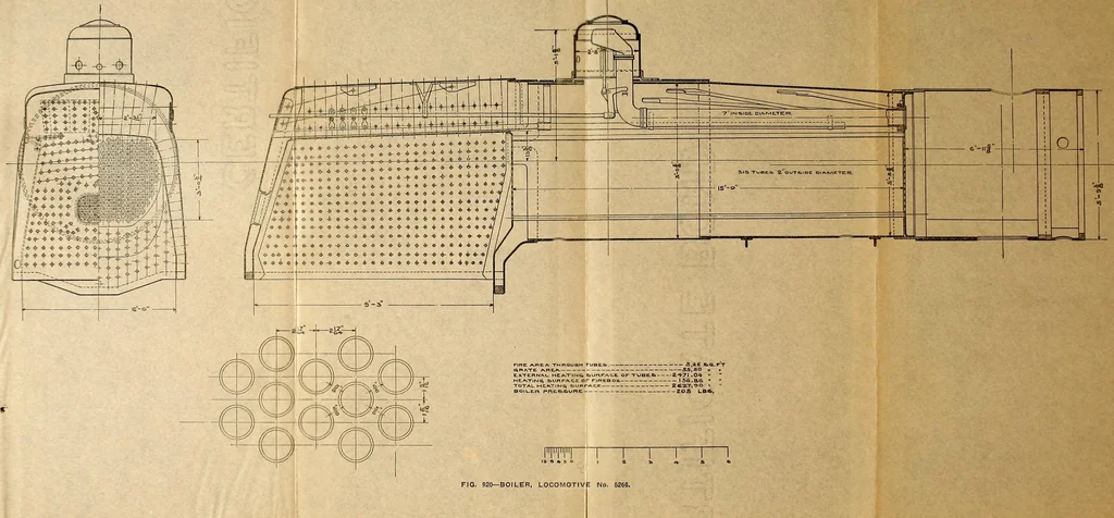An illustration from Locomotive testing plant at Altoona, Penna, 1910, leaf 134