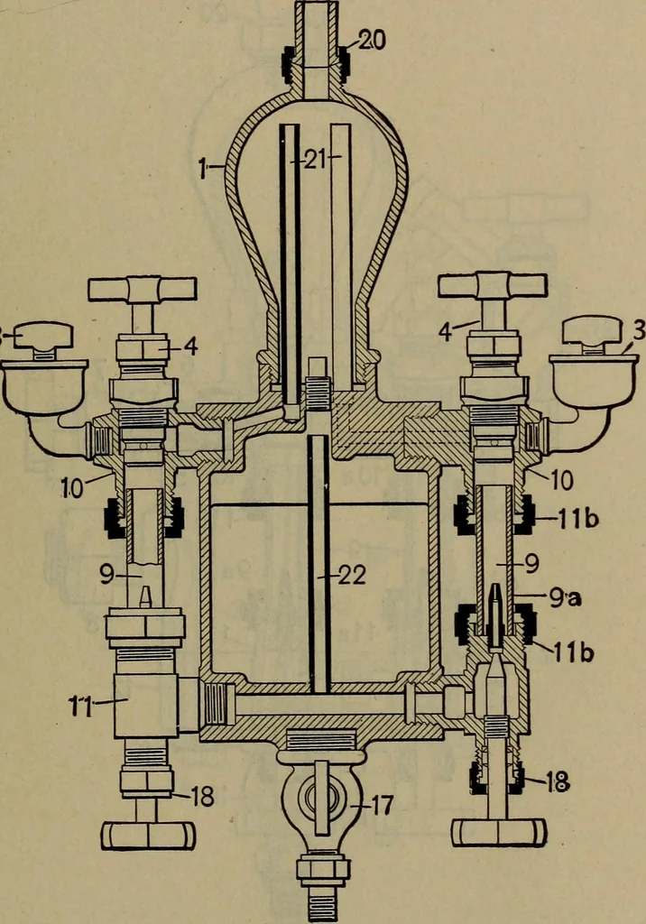 An illustration from Locomotive text for engineers and firemen; a complete treatise on the engine, electric head-light and standard code of train rules, 1908, leaf 130