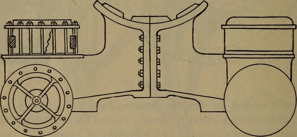 An illustration from Locomotive text for engineers and firemen; a complete treatise on the engine, electric head-light and standard code of train rules, 1908, leaf 207