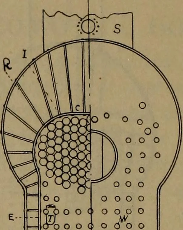 An illustration from Locomotive text for engineers and firemen; a complete treatise on the engine, electric head-light and standard code of train rules, 1908, leaf 37
