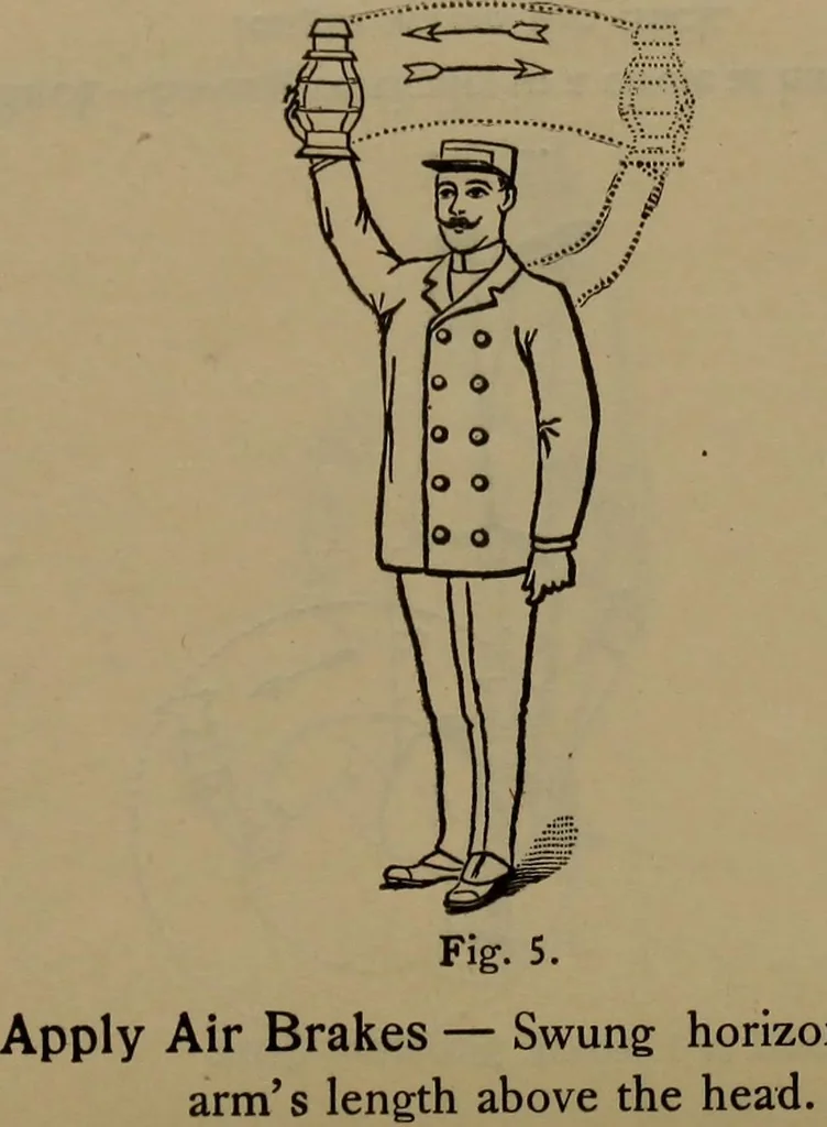 An illustration from Locomotive text for engineers and firemen; a complete treatise on the engine, electric head-light and standard code of train rules, 1908, leaf 399