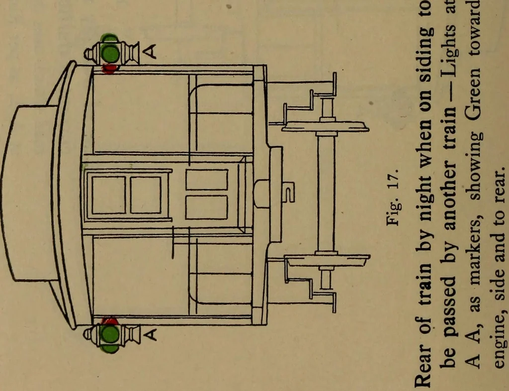 An illustration from Locomotive text for engineers and firemen; a complete treatise on the engine, electric head-light and standard code of train rules, 1908, leaf 407