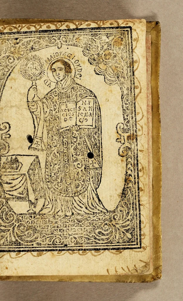 An illustration from Locucion de Dios al corazon del religioso en el retiro sagrado de los exercicios espirituales., 1697, leaf 5