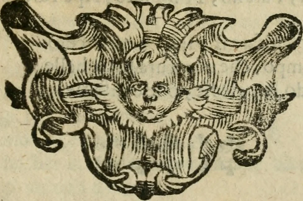 An illustration from Lodi al Signor Guido Reni : raccolte dall'Imperfetto Accad. Conf, 1632, leaf 16