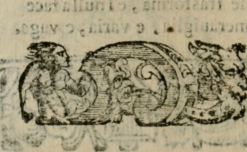 An illustration from Lodi al Signor Guido Reni : raccolte dall'Imperfetto Accad. Conf, 1632, leaf 61