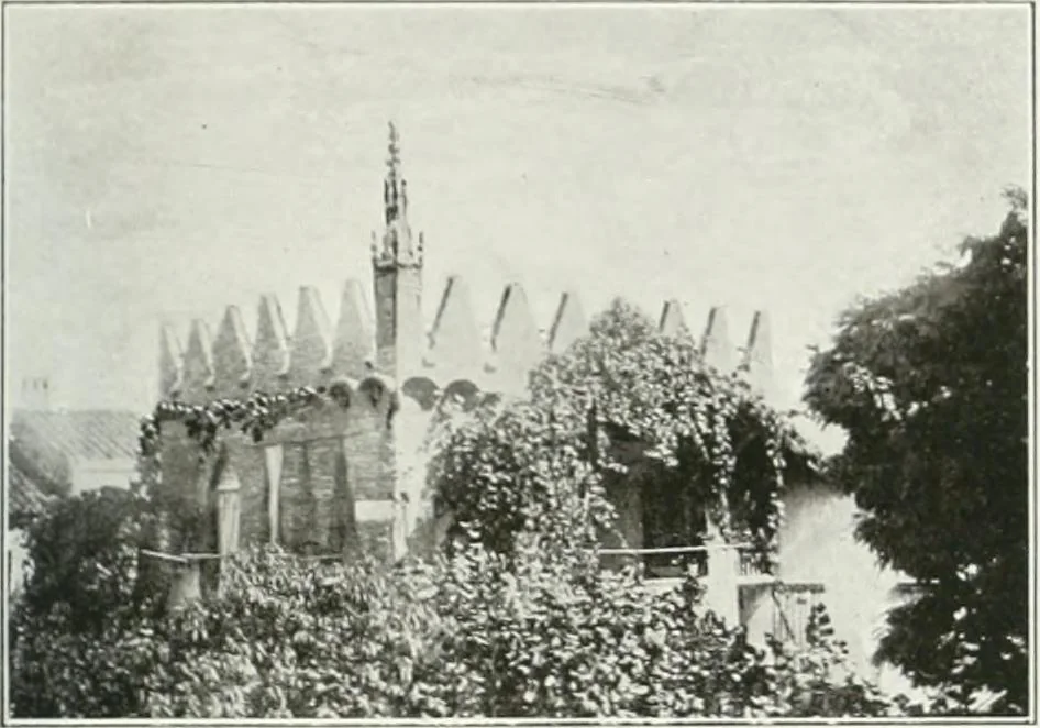 An illustration from L'oeuvre de Puig Cadafalch, architecte, 1896-1904 : architecture, décoration, mobilier, serrurerie, carrelages, &c, &, 1904, leaf 106
