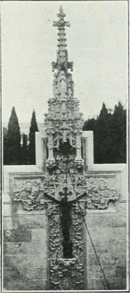 An illustration from L'oeuvre de Puig Cadafalch, architecte, 1896-1904 : architecture, décoration, mobilier, serrurerie, carrelages, &c, &, 1904, leaf 110