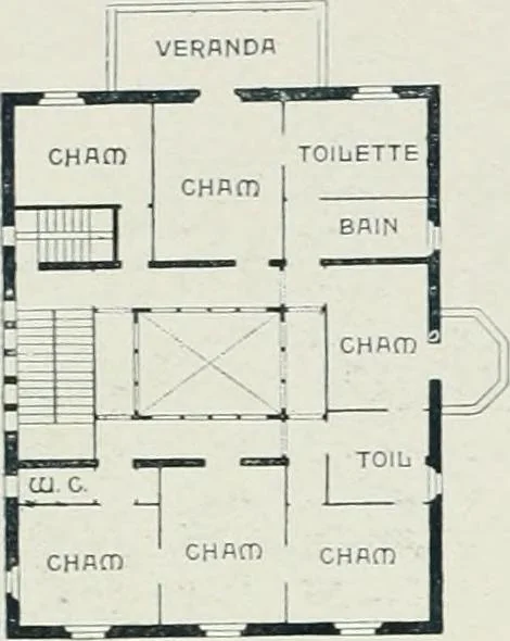 An illustration from L'oeuvre de Puig Cadafalch, architecte, 1896-1904 : architecture, décoration, mobilier, serrurerie, carrelages, &c, &, 1904, leaf 113