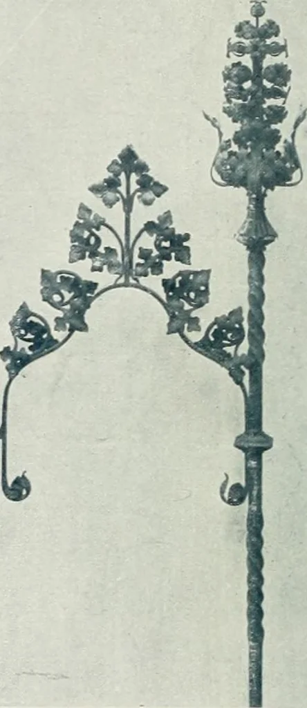 An illustration from L'oeuvre de Puig Cadafalch, architecte, 1896-1904 : architecture, décoration, mobilier, serrurerie, carrelages, &c, &, 1904, leaf 121