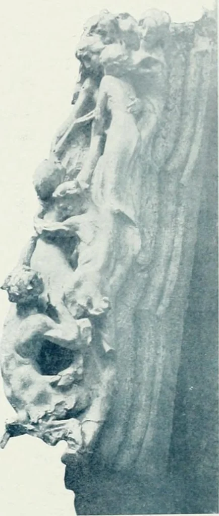 An illustration from L'oeuvre de Puig Cadafalch, architecte, 1896-1904 : architecture, décoration, mobilier, serrurerie, carrelages, &c, &, 1904, leaf 122