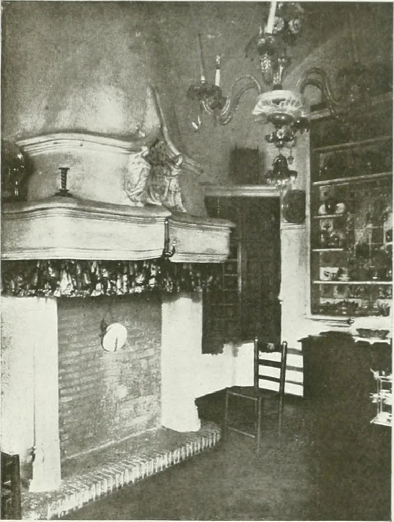 An illustration from L'oeuvre de Puig Cadafalch, architecte, 1896-1904 : architecture, décoration, mobilier, serrurerie, carrelages, &c, &, 1904, leaf 134