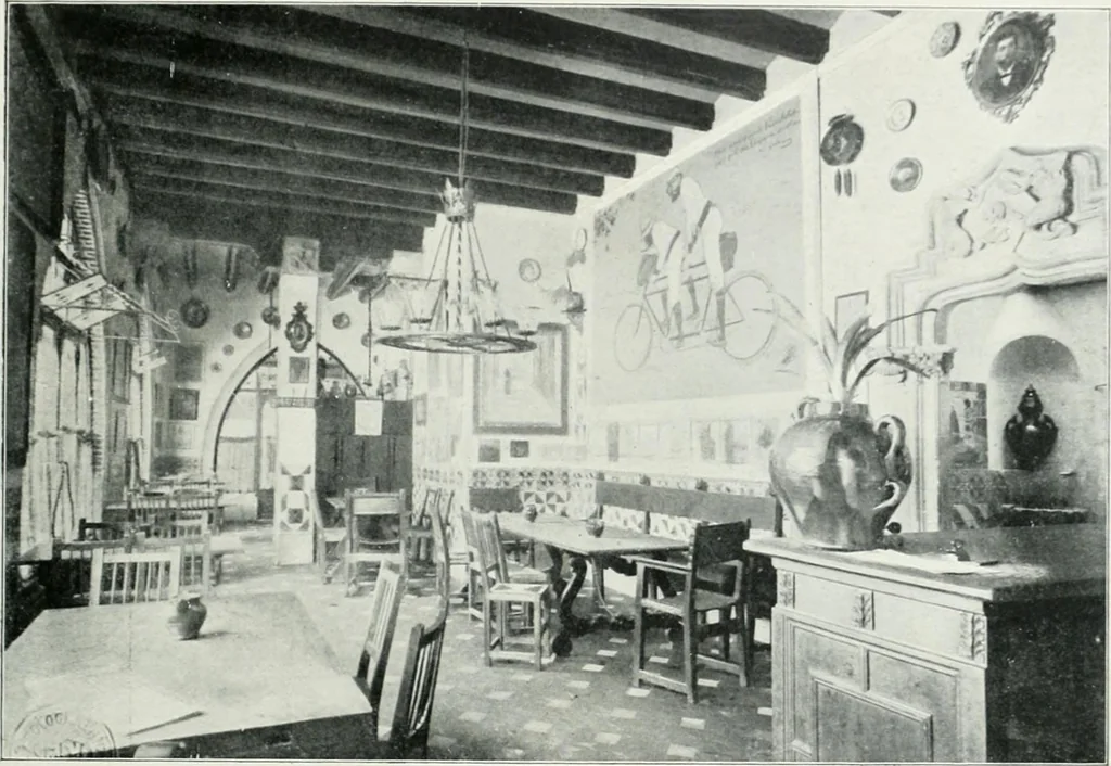 An illustration from L'oeuvre de Puig Cadafalch, architecte, 1896-1904 : architecture, décoration, mobilier, serrurerie, carrelages, &c, &, 1904, leaf 22