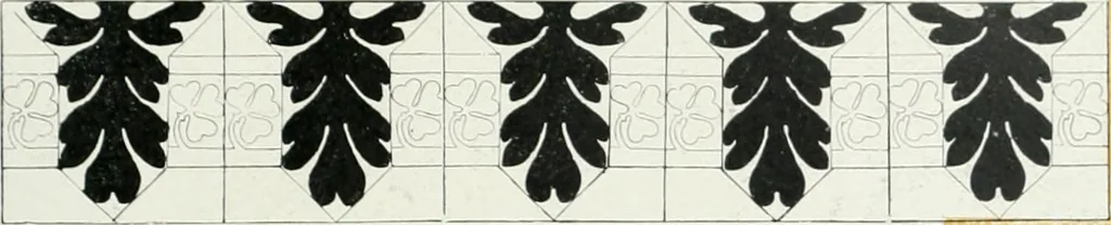 An illustration from L'oeuvre de Puig Cadafalch, architecte, 1896-1904 : architecture, décoration, mobilier, serrurerie, carrelages, &c, &, 1904, leaf 24