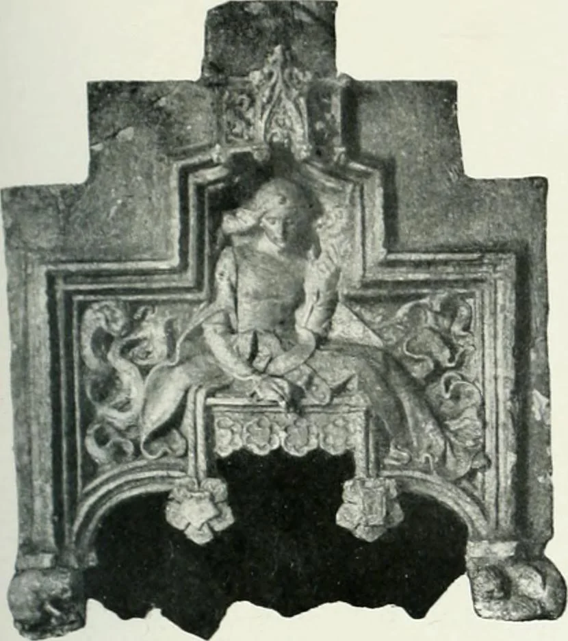 An illustration from L'oeuvre de Puig Cadafalch, architecte, 1896-1904 : architecture, décoration, mobilier, serrurerie, carrelages, &c, &, 1904, leaf 48