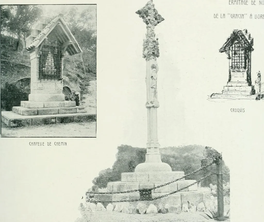 An illustration from L'oeuvre de Puig Cadafalch, architecte, 1896-1904 : architecture, décoration, mobilier, serrurerie, carrelages, &c, &, 1904, leaf 66