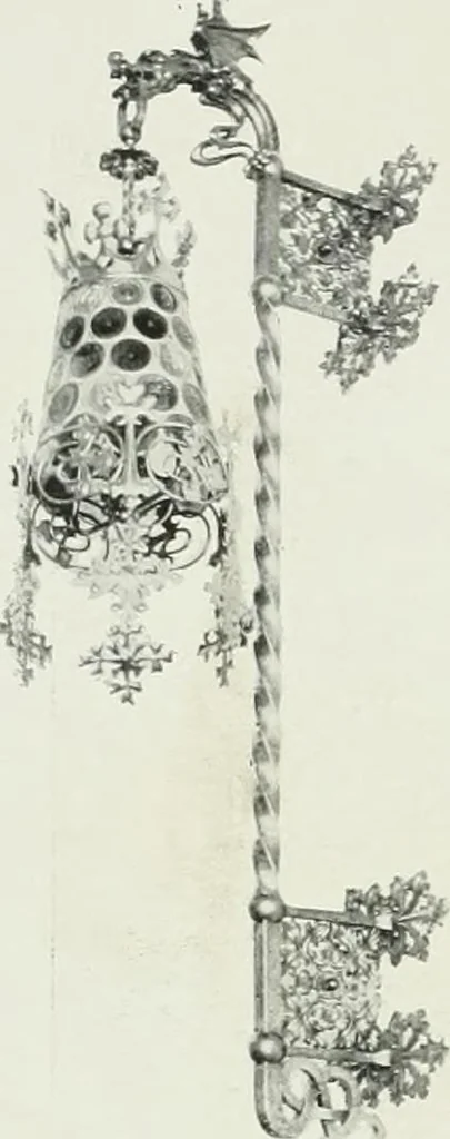An illustration from L'oeuvre de Puig Cadafalch, architecte, 1896-1904 : architecture, décoration, mobilier, serrurerie, carrelages, &c, &, 1904, leaf 71