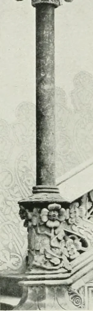 An illustration from L'oeuvre de Puig Cadafalch, architecte, 1896-1904 : architecture, décoration, mobilier, serrurerie, carrelages, &c, &, 1904, leaf 75