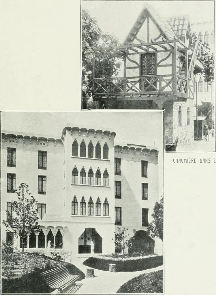 An illustration from L'oeuvre de Puig Cadafalch, architecte, 1896-1904 : architecture, décoration, mobilier, serrurerie, carrelages, &c, &, 1904, leaf 76
