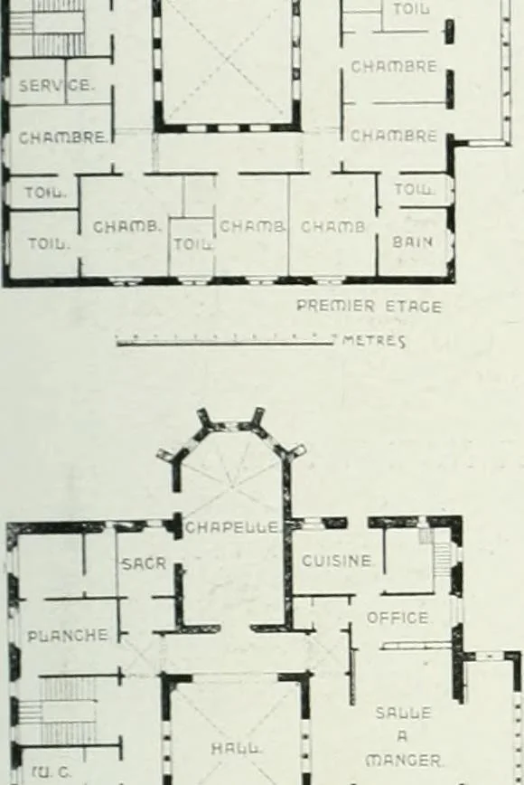 An illustration from L'oeuvre de Puig Cadafalch, architecte, 1896-1904 : architecture, décoration, mobilier, serrurerie, carrelages, &c, &, 1904, leaf 82