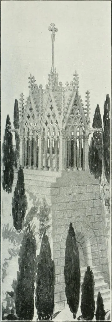 An illustration from L'oeuvre de Puig Cadafalch, architecte, 1896-1904 : architecture, décoration, mobilier, serrurerie, carrelages, &c, &, 1904, leaf 86