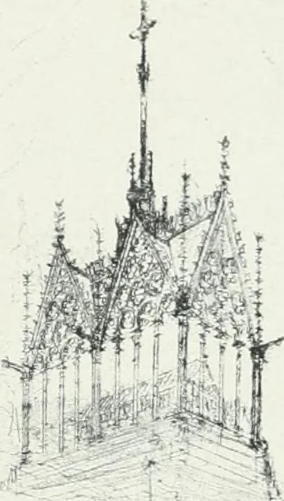 An illustration from L'oeuvre de Puig Cadafalch, architecte, 1896-1904 : architecture, décoration, mobilier, serrurerie, carrelages, &c, &, 1904, leaf 86