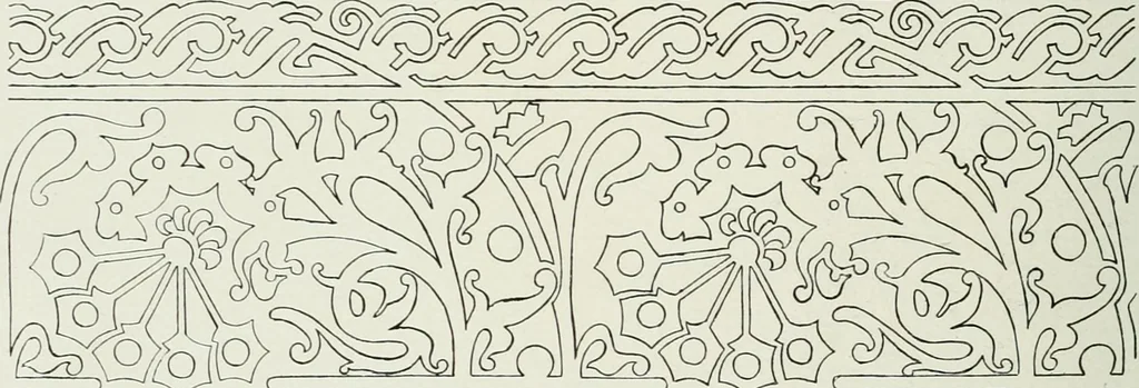 An illustration from L'oeuvre de Puig Cadafalch, architecte, 1896-1904 : architecture, décoration, mobilier, serrurerie, carrelages, &c, &, 1904, leaf 87